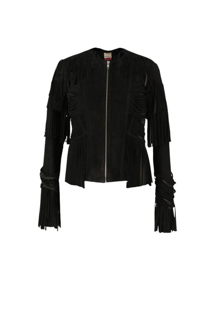 Aurora Suede Jacket Black