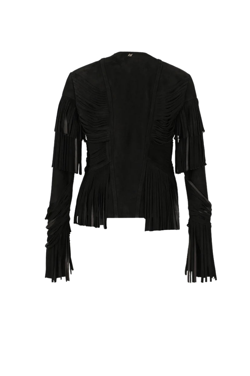 Aurora Suede Jacket Black