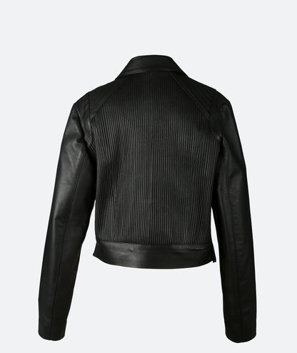 Ausborn Leather Jacket Black