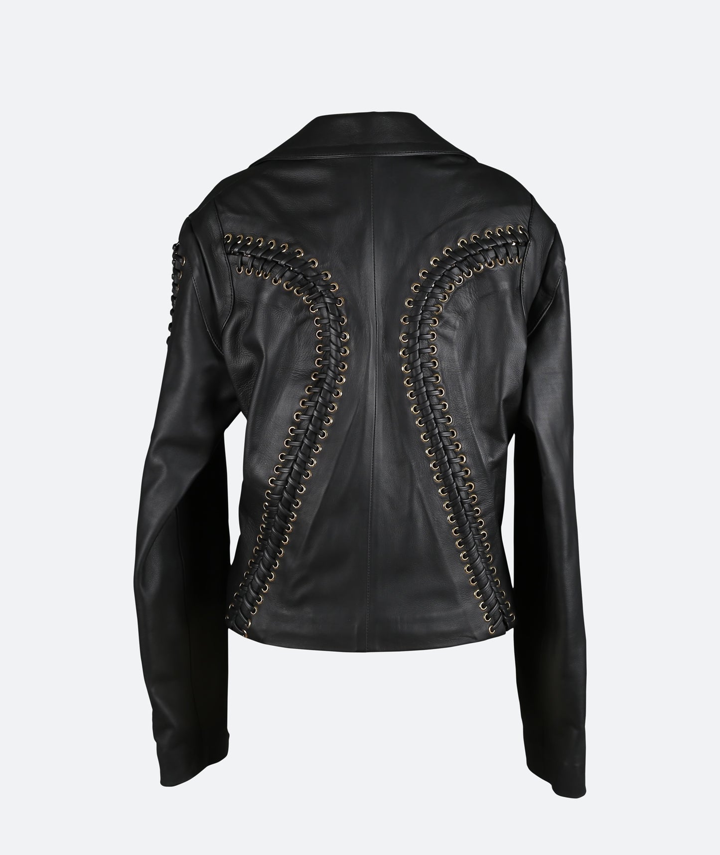 Azalea Leather Jacket Black
