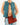 Tyler Leather Vest Cerlean Blue