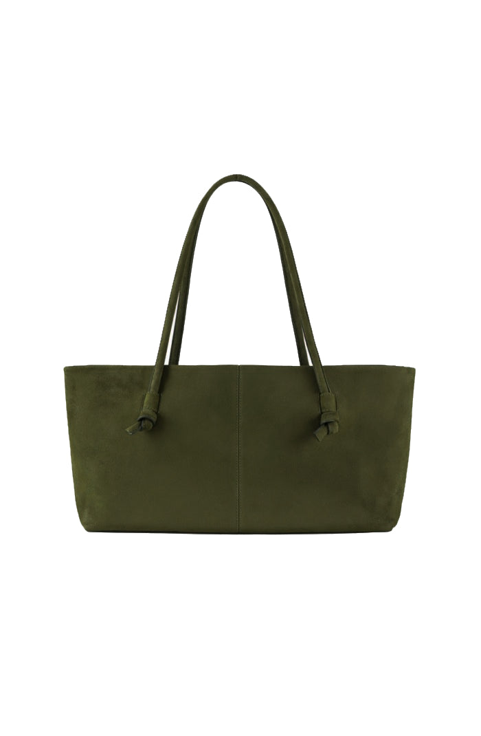 Elara Suede Bag Olive