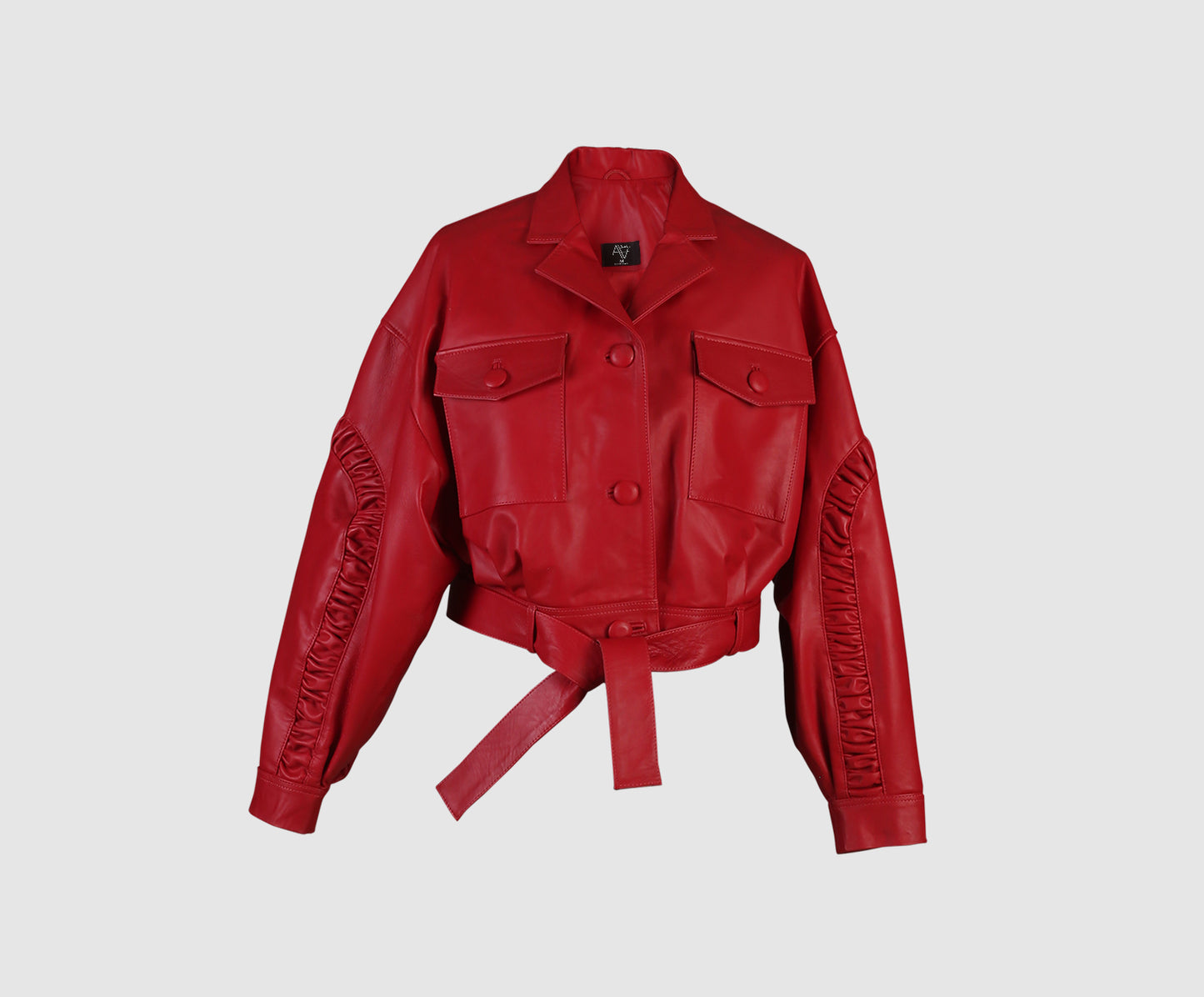 Buckthorn II Leather Jacket Red