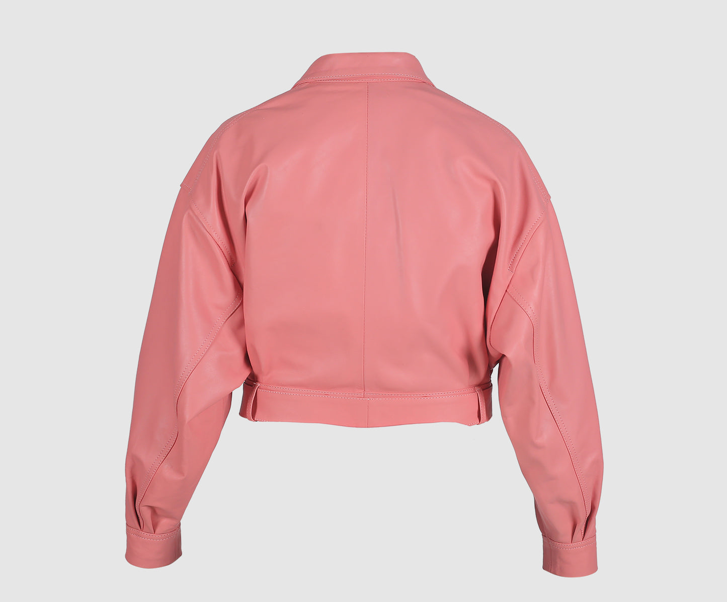 Buckthorn Leather Jacket Blush Pink