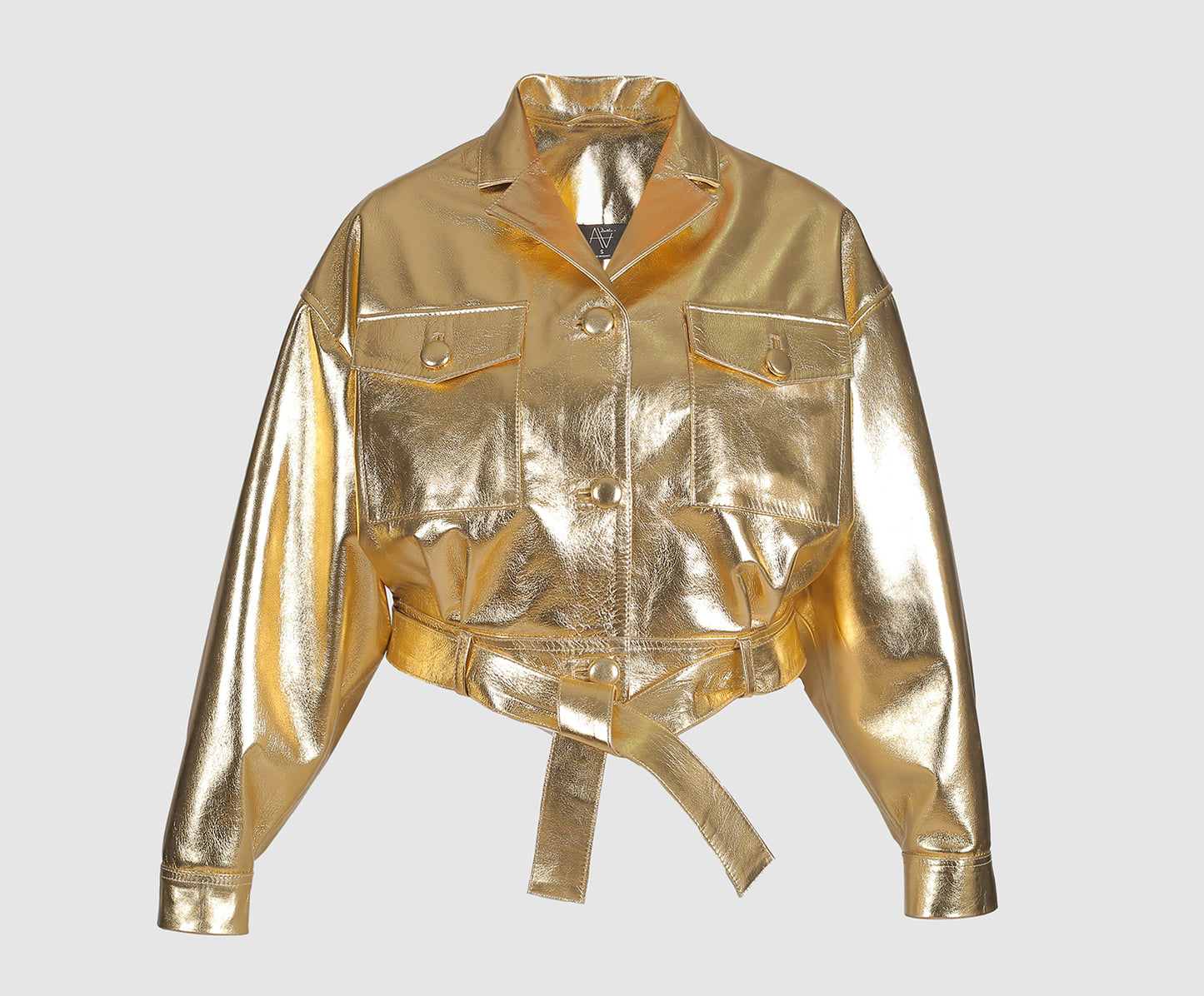 Buckthorn Leather Jacket Gold