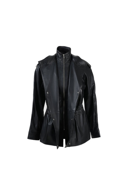 Gavin Leather Jacket Black