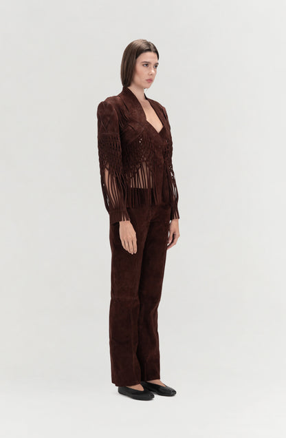 Attianna Suede Jacket Brown - Exclusively Online