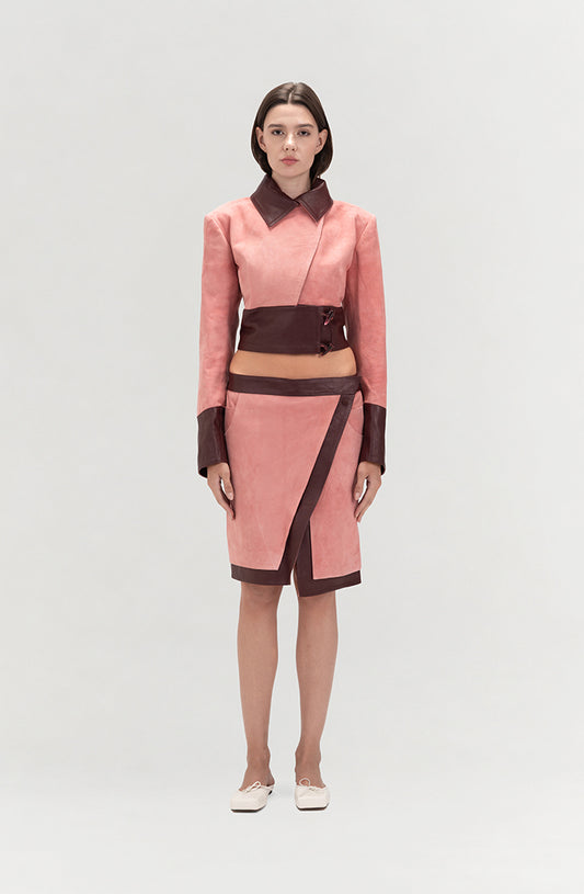 Orion Suede Jacket Pink