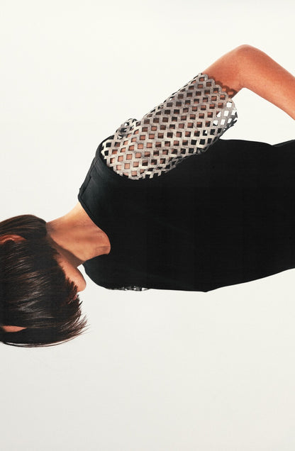 Mia Top Black x Washed Silver