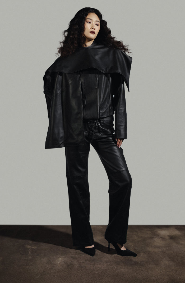 Avalon Leather Jacket Black