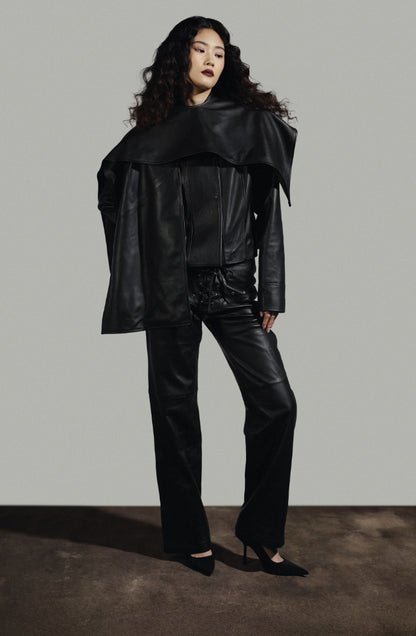 Avalon Leather Jacket Black