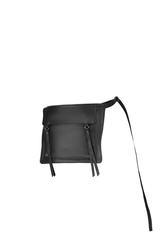 Camden Leather Waist Belt Bag Black