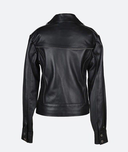 Canna leather Jacket Black