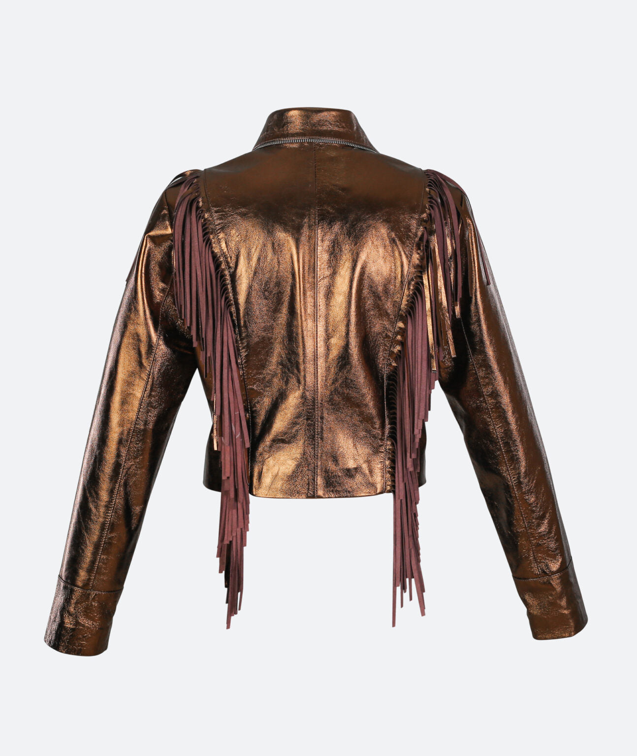 Cascade Leather Jacket Copper