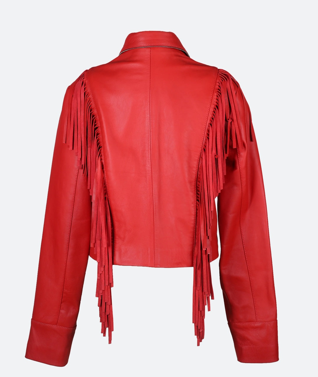 Cascade Leather Jacket Red