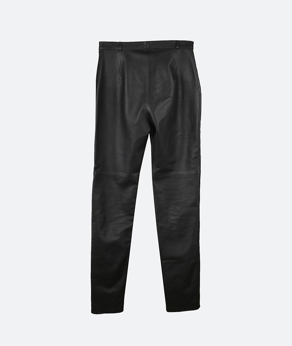 Charlie Leather Pants Black