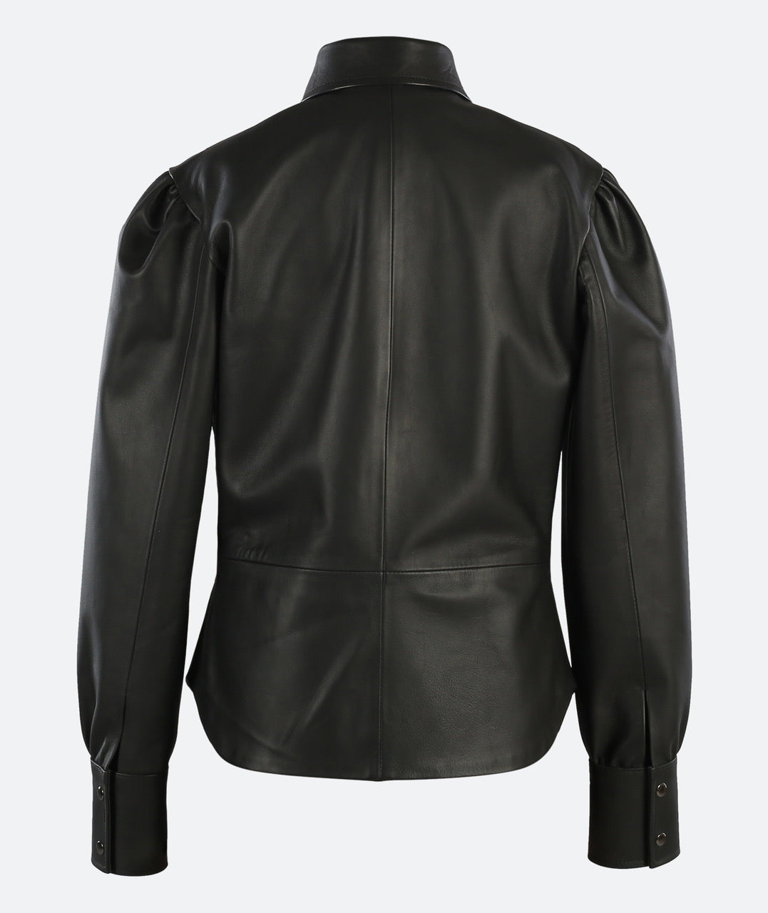 Cherilyn Leather Chemise Black