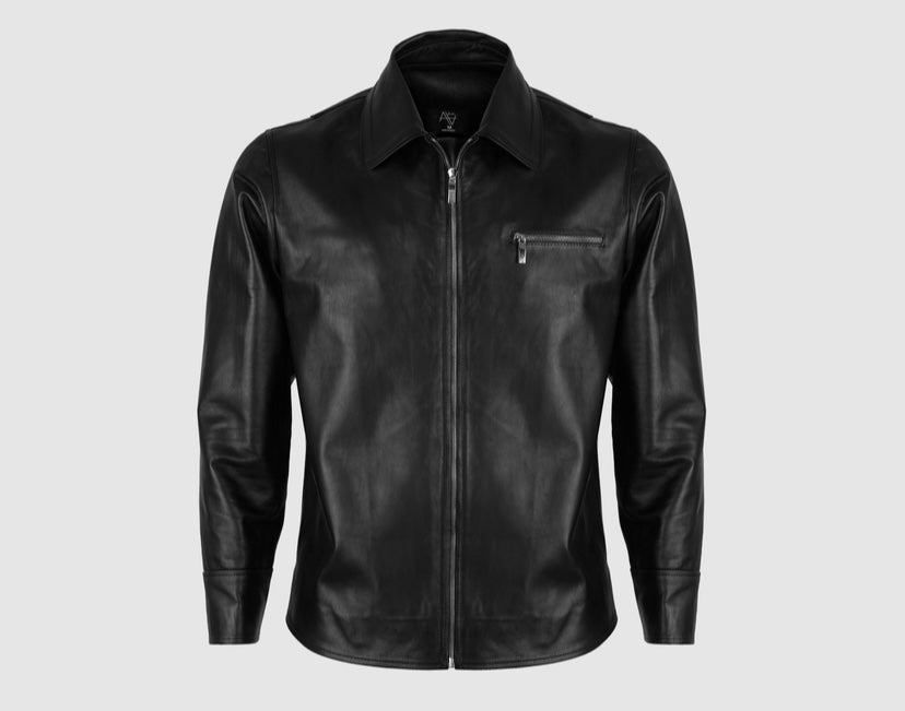 Emerson Leather Jacket Black