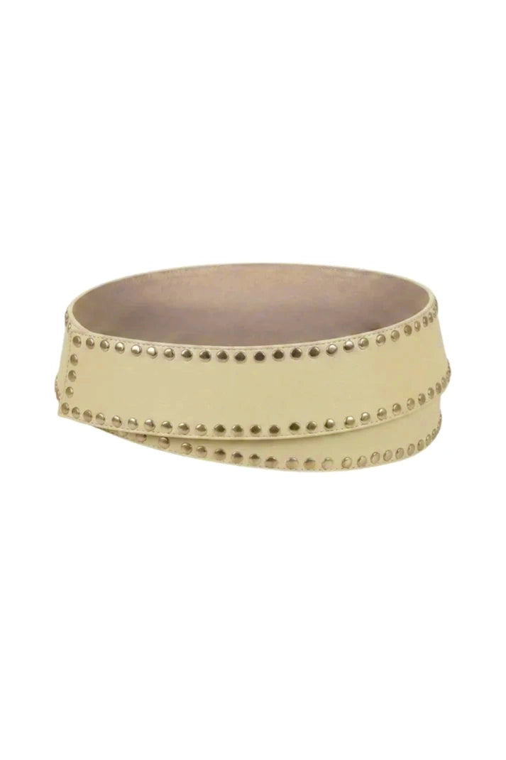 Liam Leather Belt Butter Yellow