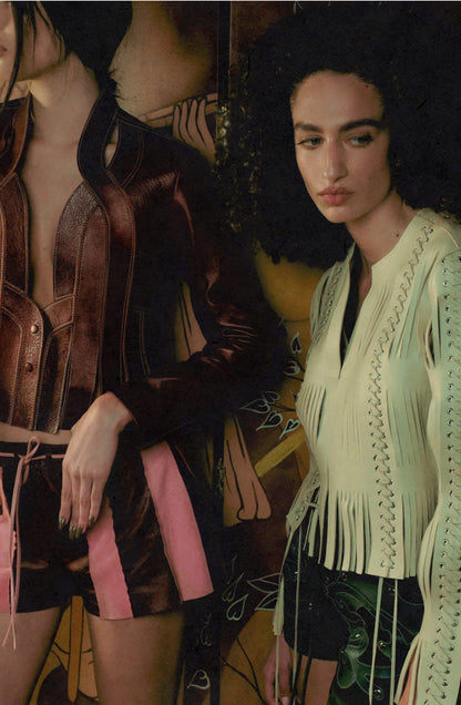 Caniayla Leather Jacket Butter Yellow