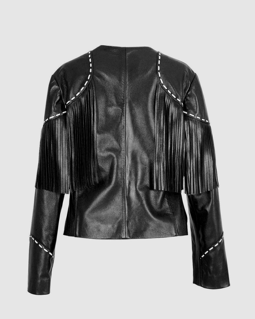 Dalida Leather Jacket Black