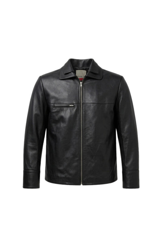 Sadie Leather Jacket Black