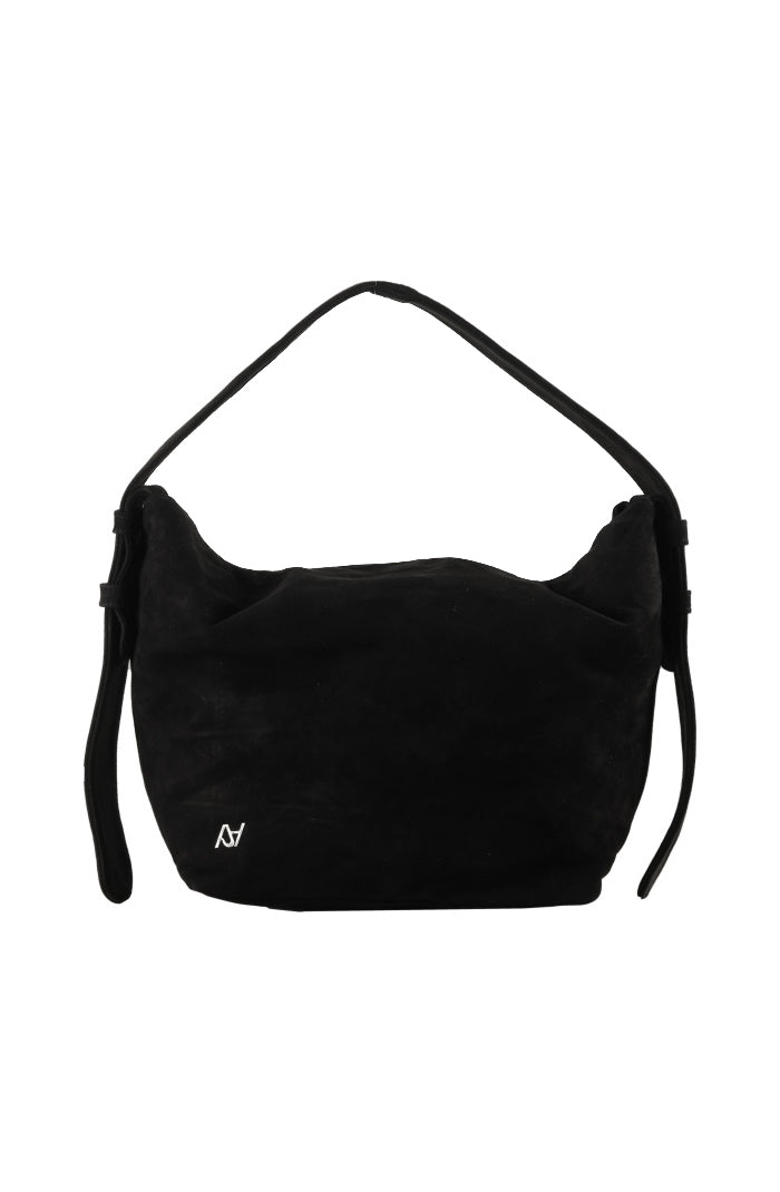 Eliana Suede Bag Black