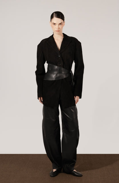 Gabriel Leather Pants Black