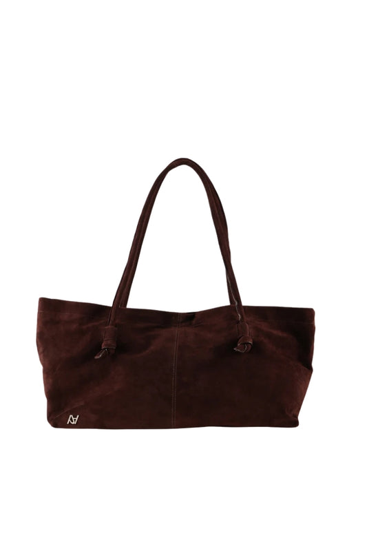 Elara Suede Bag Brown