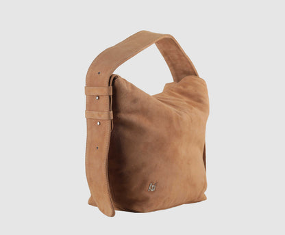 Eliana Suede Bag Beige