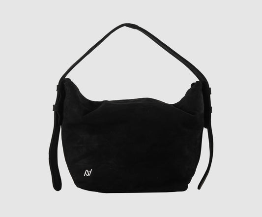 Eliana Suede Bag Black