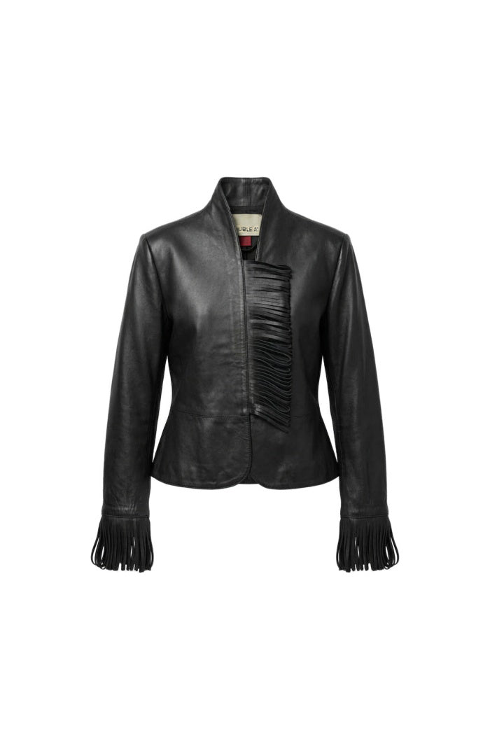 Ellie Leather Jacket Black