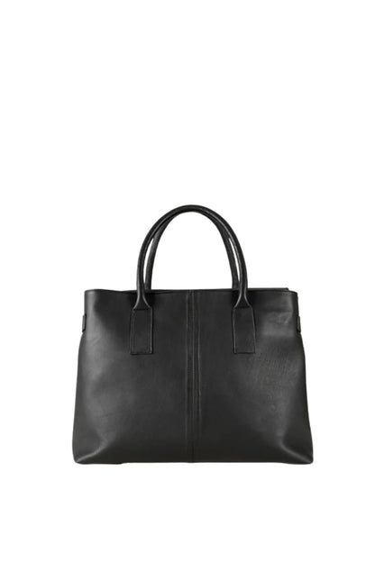 Eloura Oversized Leather Bag Black