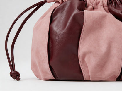 Charlie II Leather Bag Burgundy