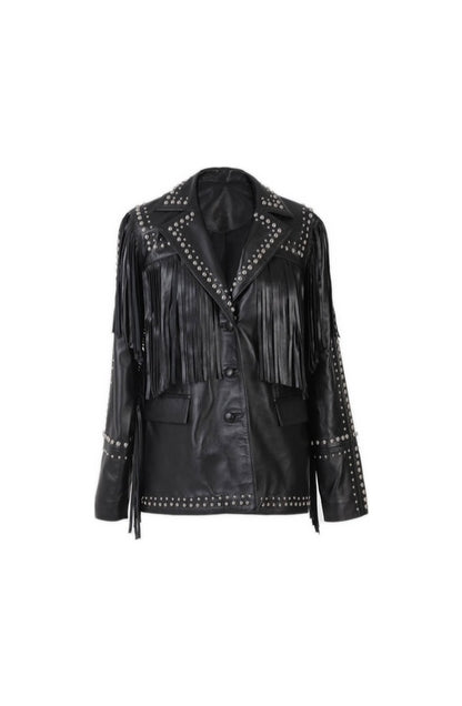 Scarlett Leather Jacket Black