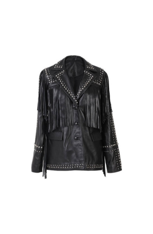 Scarlett Leather Jacket Black