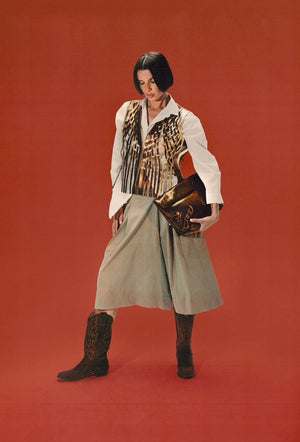 Attalea Leather Vest II Copper