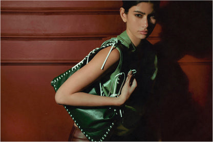Halo Leather Bag Olive