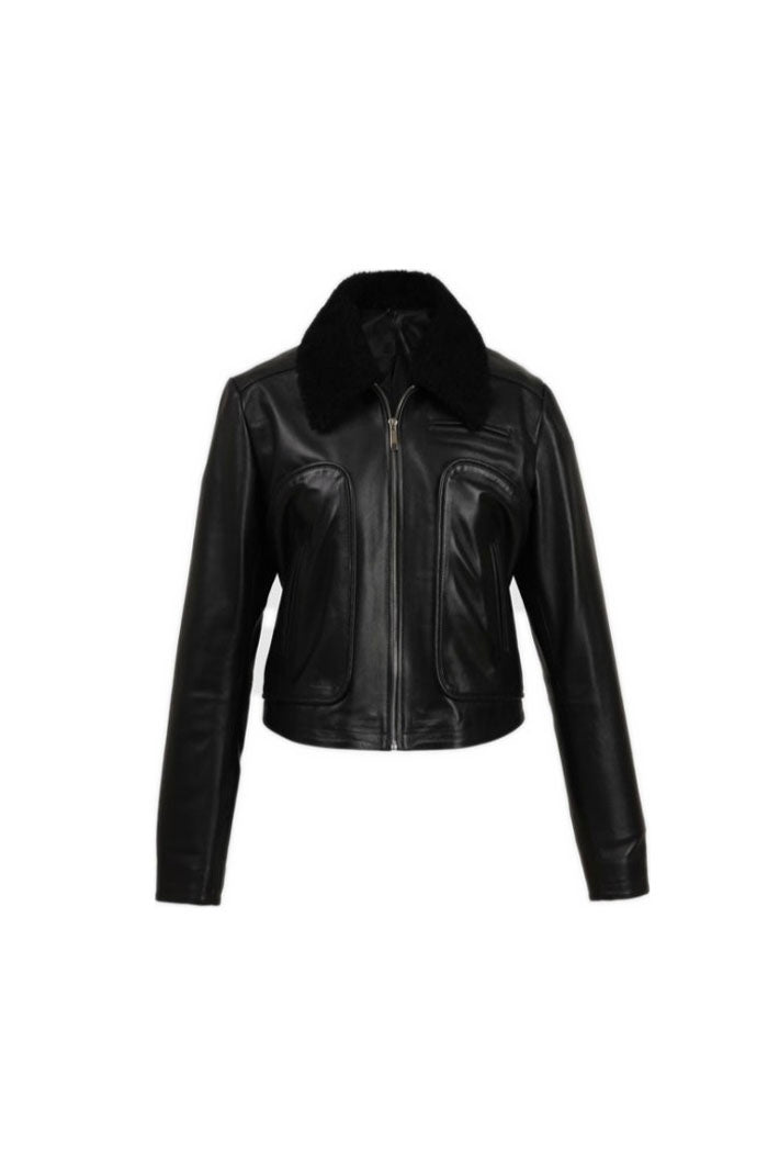 Emery Leather Jacket All Black