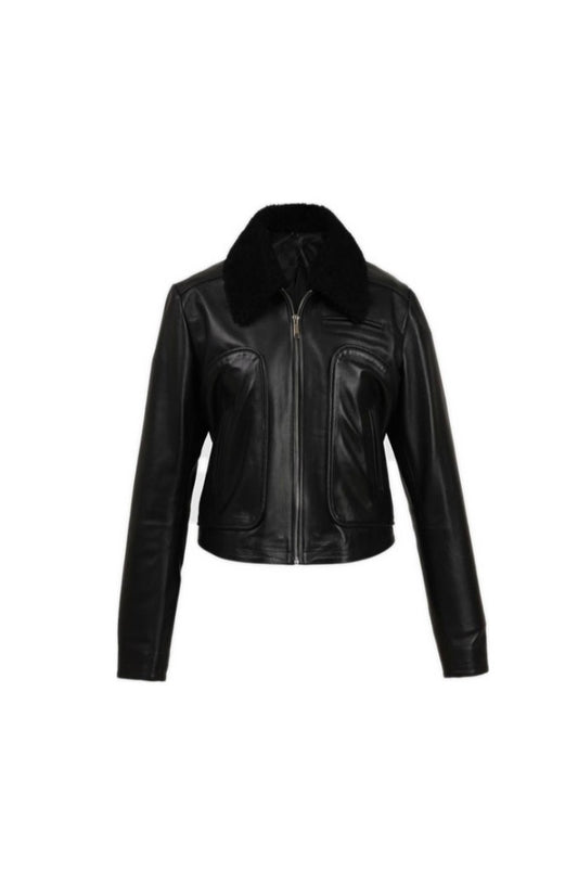 Emery Leather Jacket All Black