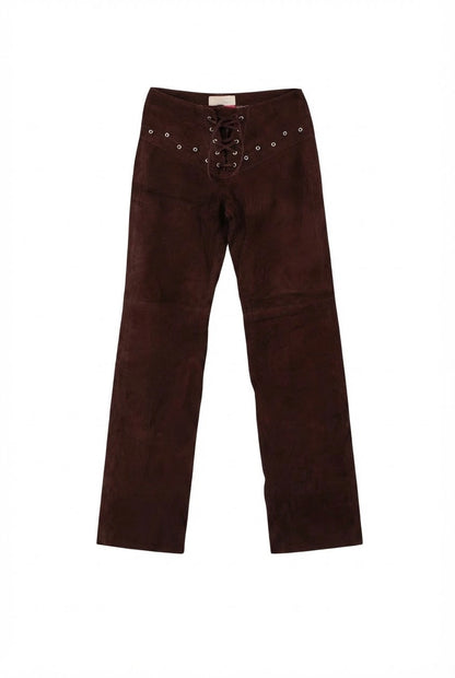Jason Suede Pants Brown