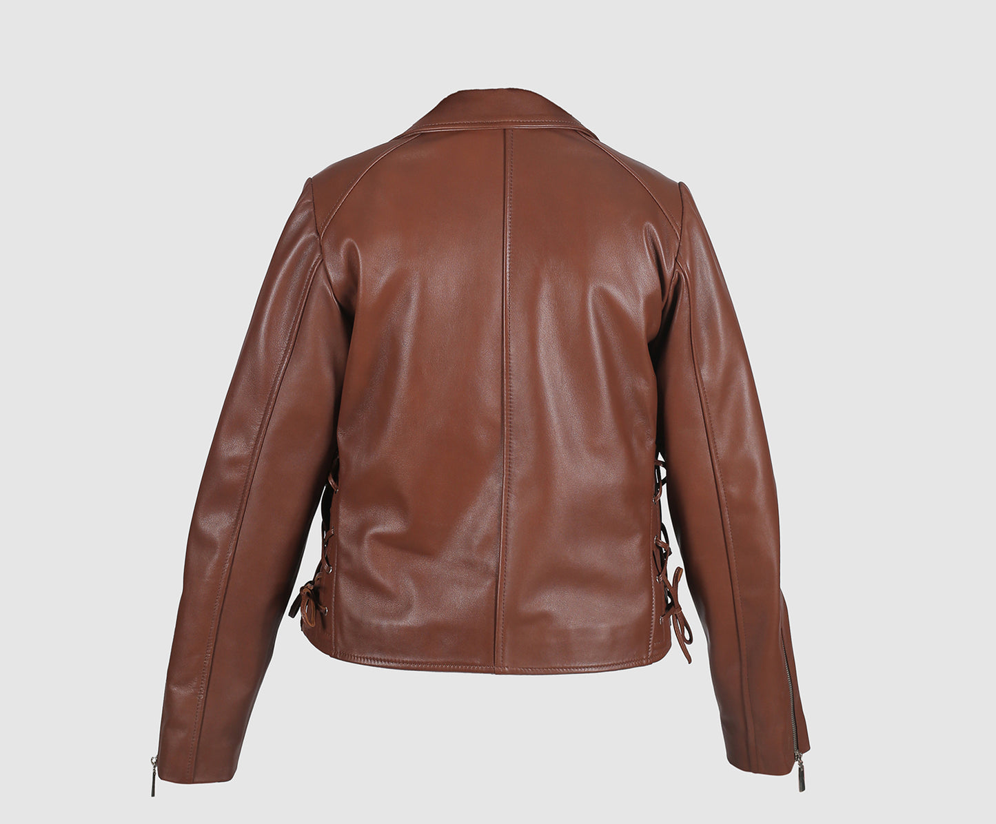 Gaia Leather Jacket Camel 1