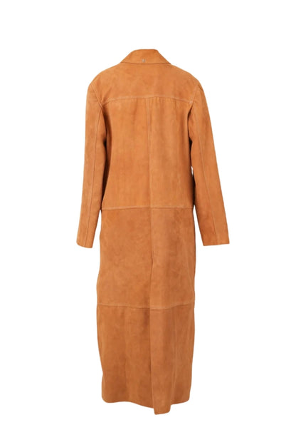 Gemma Suede Coat  Beige