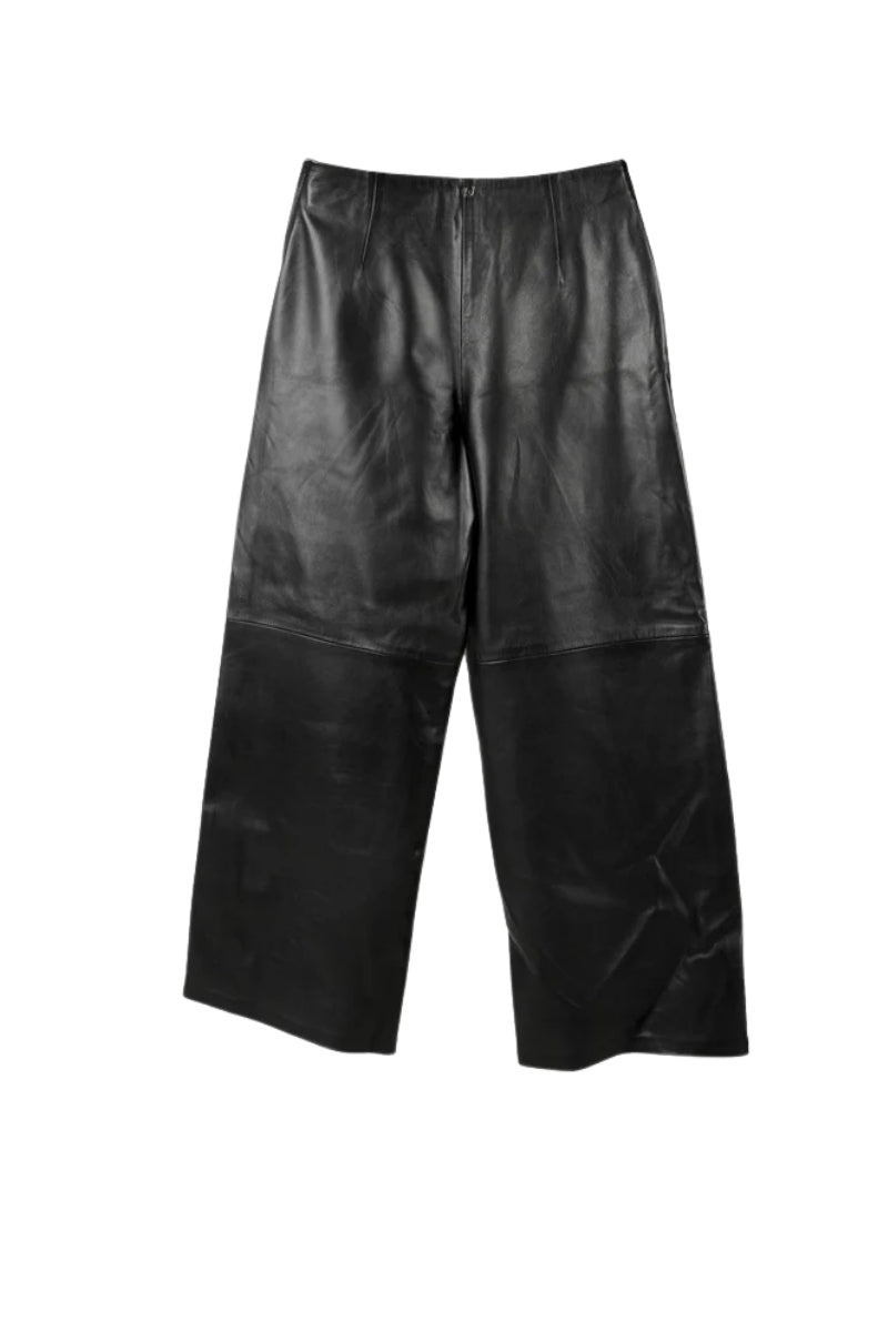 Harlow Leather Pants Black
