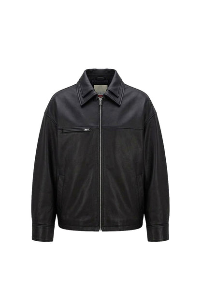 Sadie Leather Jacket Black