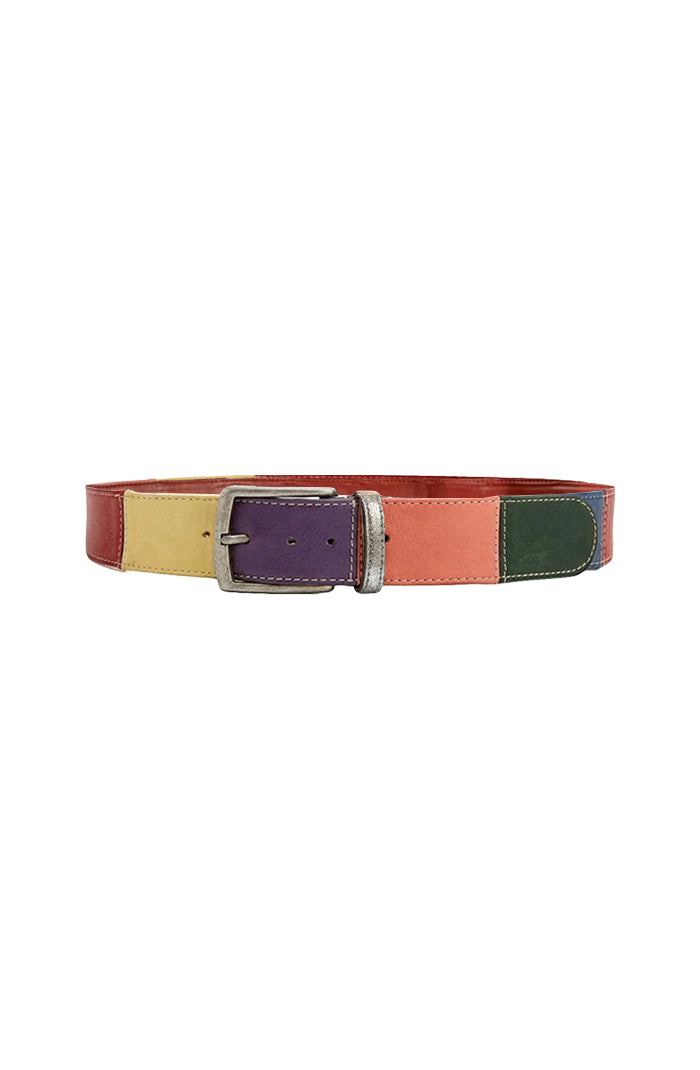 Ayo Leather Belt Multicolored
