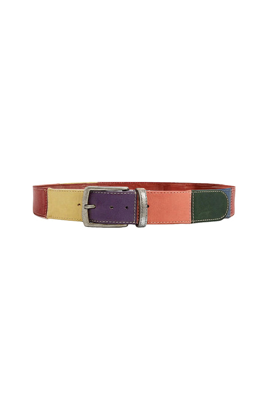 Ayo Leather Belt Multicolored