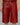 Callie Leather Bermuda Shorts Red