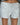 Jason Leather Shorts Washed White