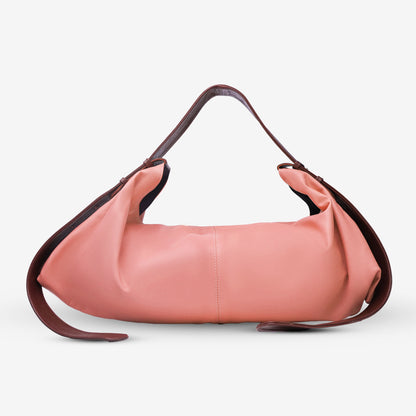 Ophelia II Oversized Leather Bag Blush Pink